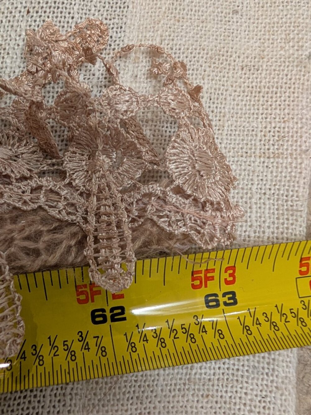 Beige Tasseled Knit Scarf - Picture 6 of 7